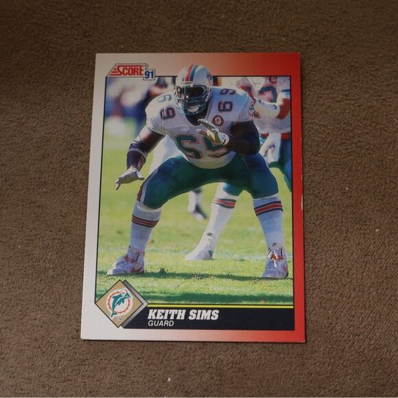 Keith Sims #169 Football Card - Picture 1 of 2